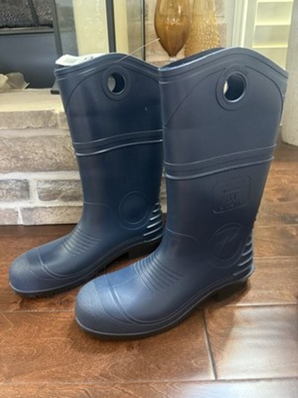 Dunlop 89086 Work Boots Steel Toe Navy Blue Size 14 Mens NWT ASTM F2413-18